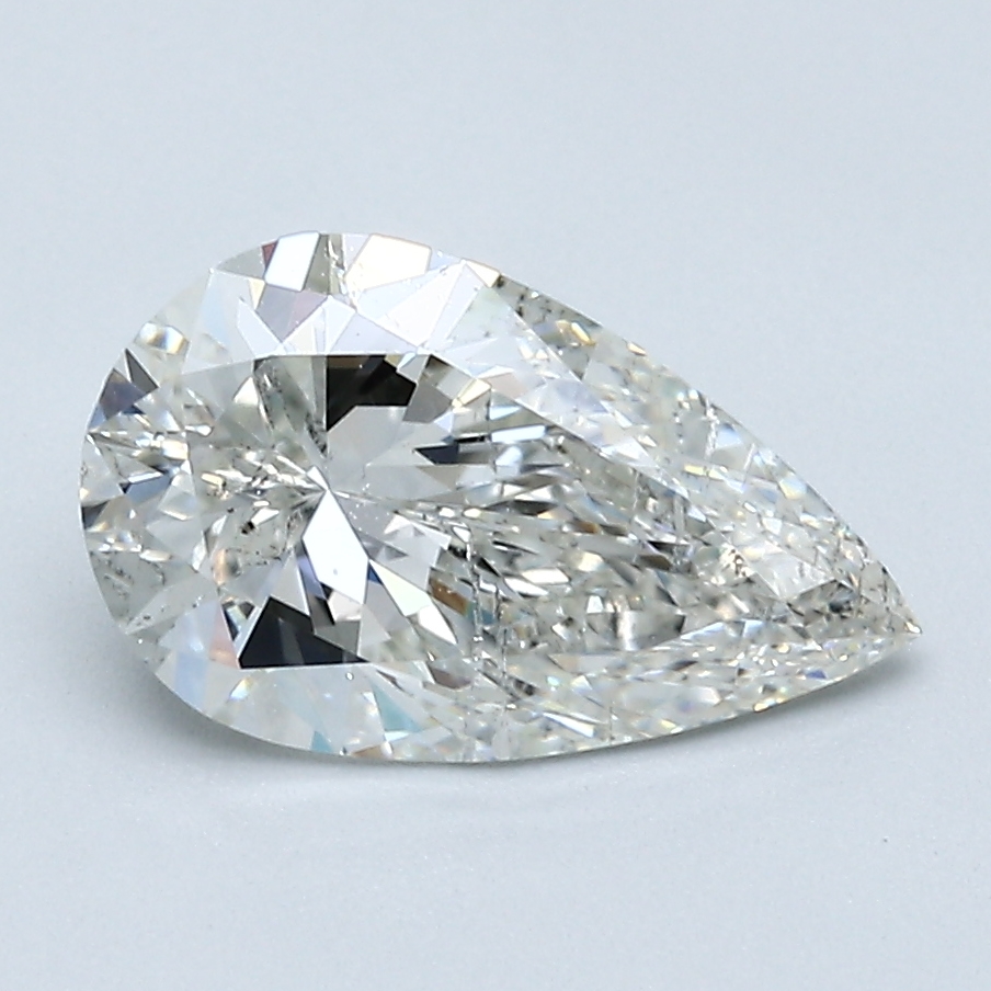 1.72 Carat Pear Cut Natural Diamond