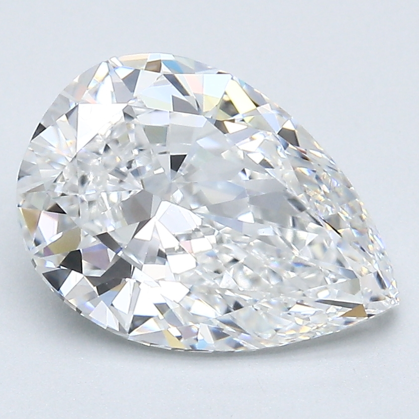 Pear 3.01ct E VVS2