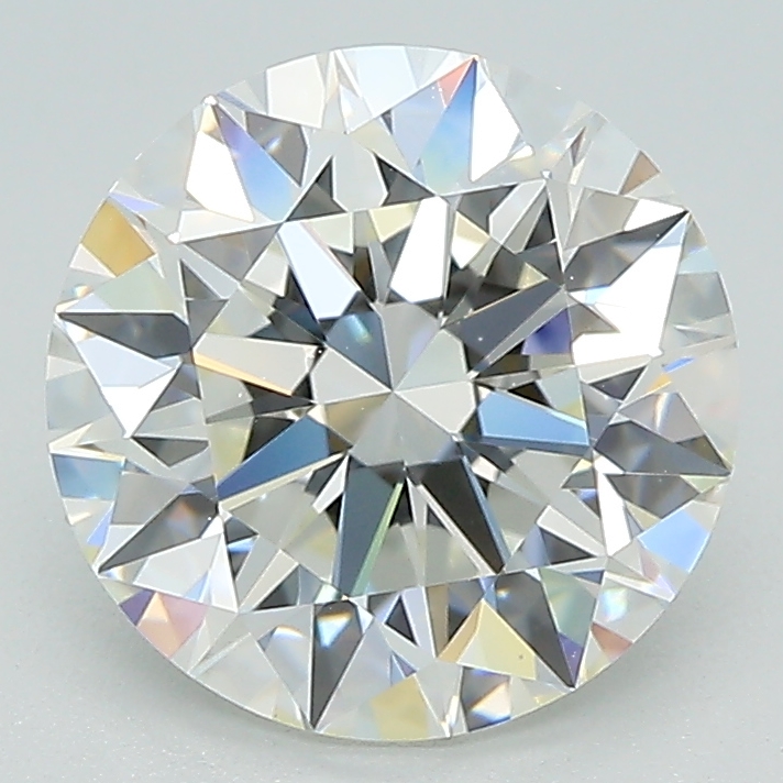 2.52 ct H VVS2 Round Excellent lab diamond