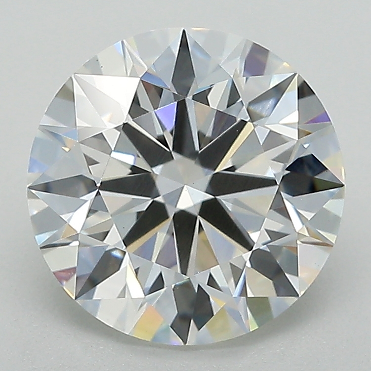 2.71 ct H VS1 Round Ideal lab diamond