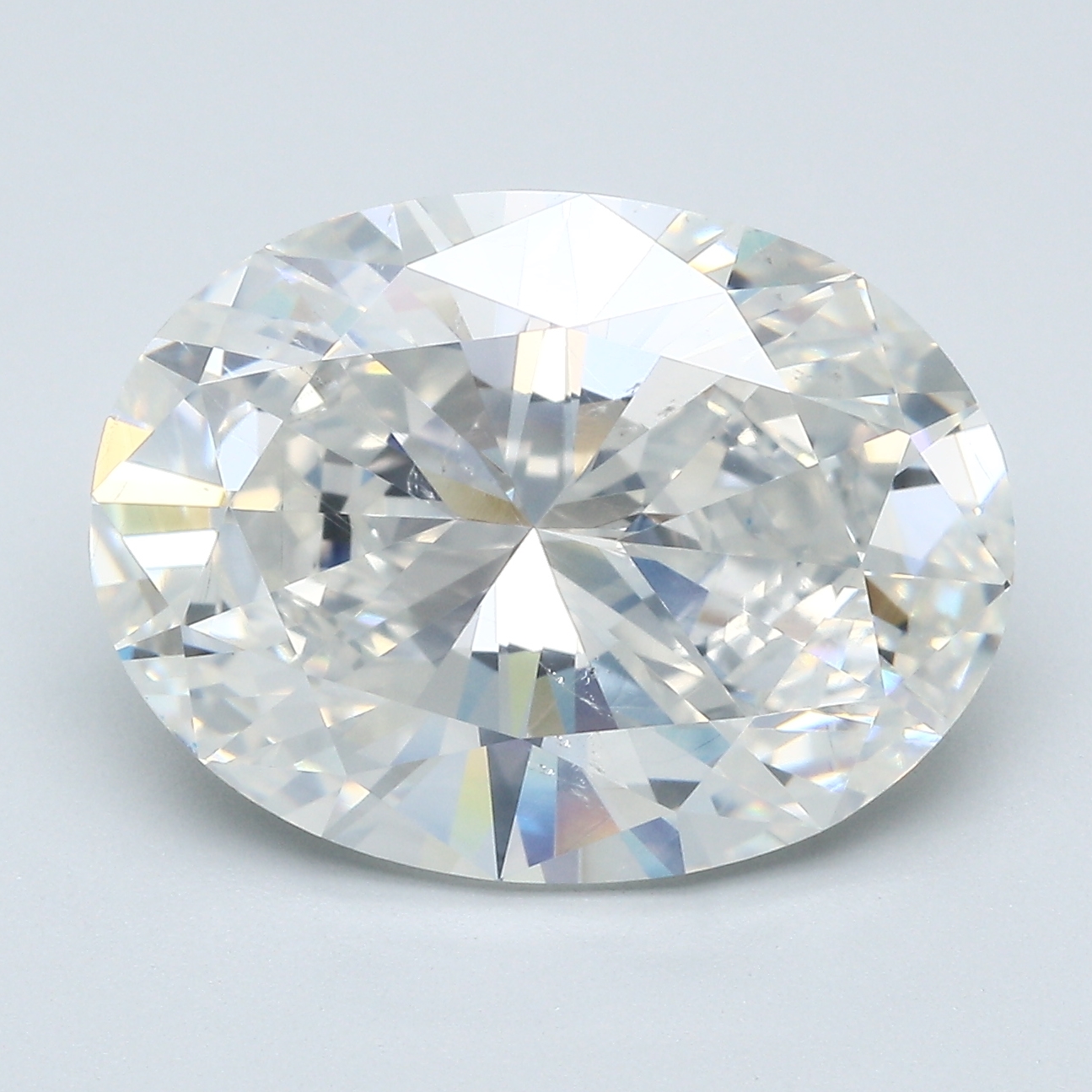 8.60 ct Oval Natural Diamond : G / SI2