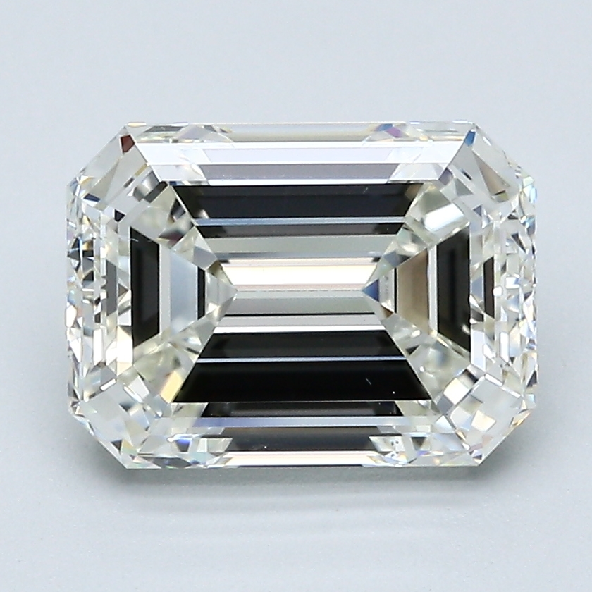 3.01 ct Emerald Cut Natural Diamond : J / VS2