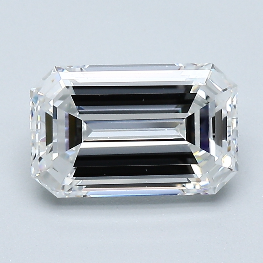 2.07 ct Emerald Cut Natural Diamond : E / VS1