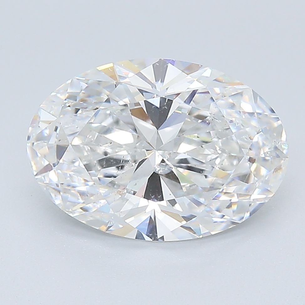 3.06 ct Oval Natural Diamond : E / SI2