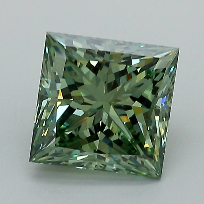 learn about 4c's of diamond 57 Fancy green diamond showcasing rare natural hue and radiant sparkle in fine jewelry
