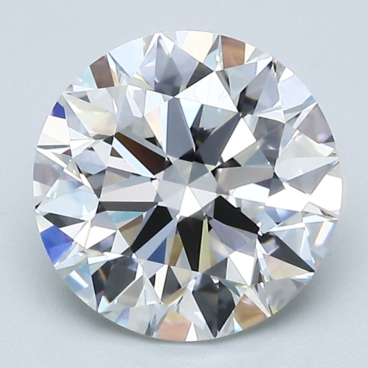 2.5 Carat Round Cut Natural Diamond