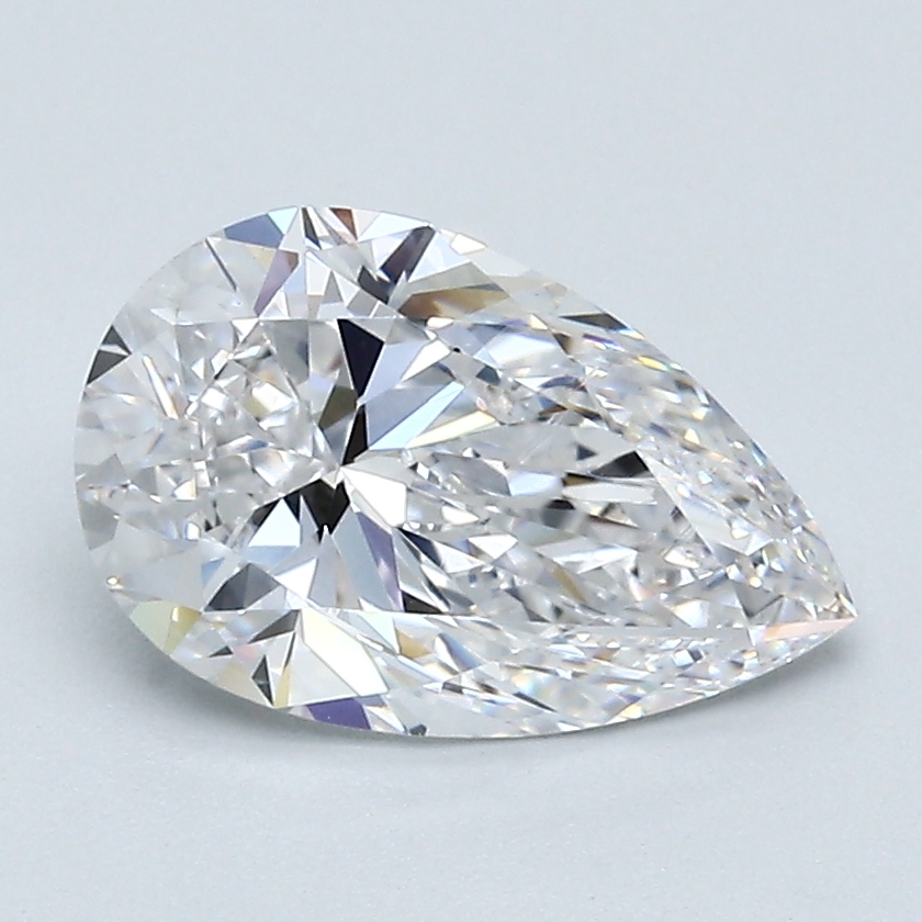 1.81 Carat Pear Cut Natural Diamond