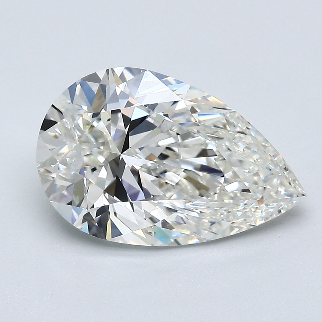 3.05 Carat Pear Cut Natural Diamond