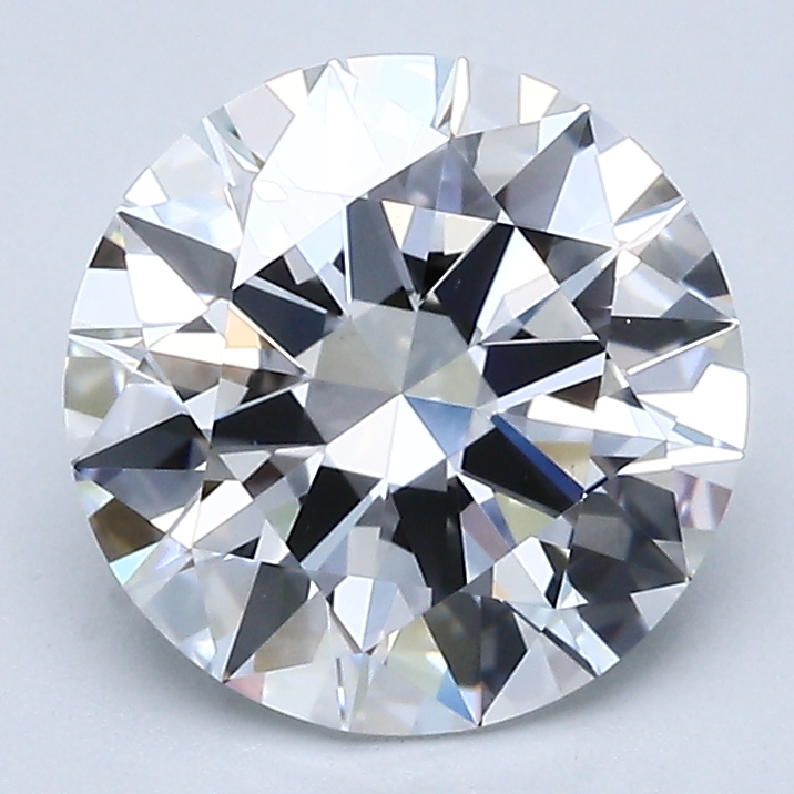 2.5 Carat Round Cut Natural Diamond