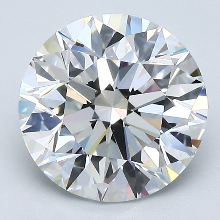 2.5 Carat Round Cut Natural Diamond