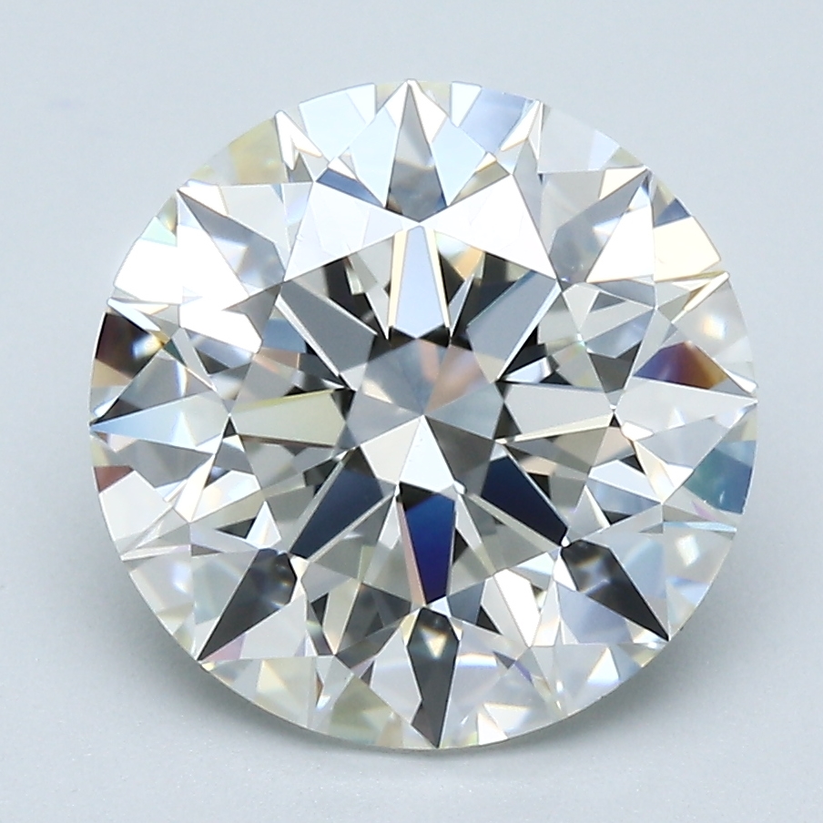 4.07 Carat Round Cut Natural Diamond