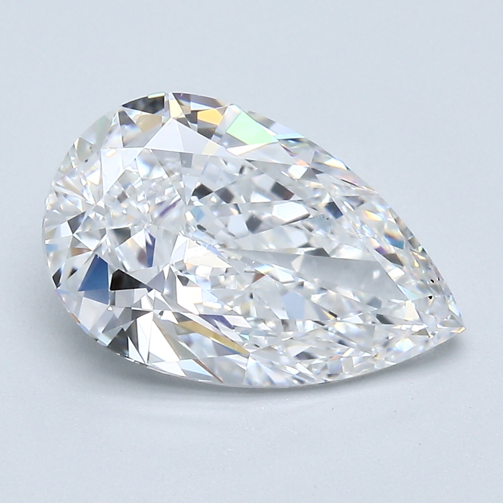 3.01 Carat Pear Cut Natural Diamond