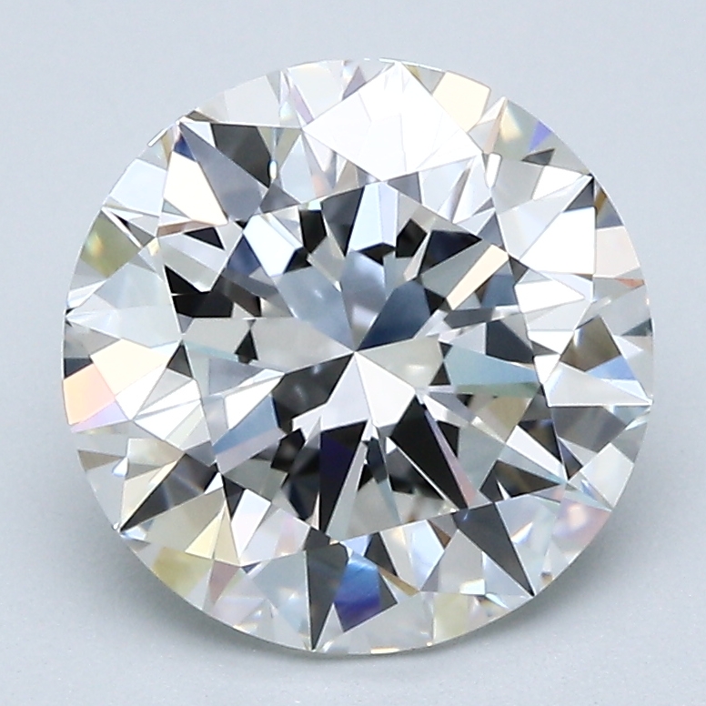 3.4 Carat Round Cut Natural Diamond