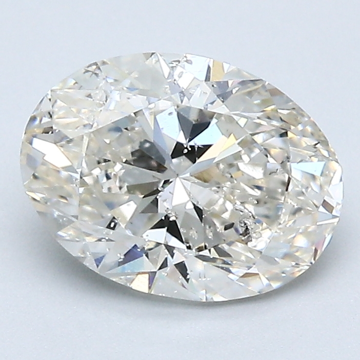 1.7 Carat Oval Cut Natural Diamond