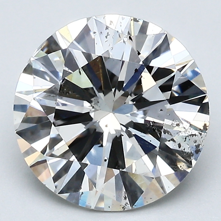 3.01 Carat Round Cut Natural Diamond