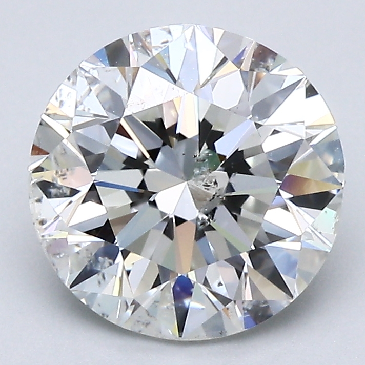 2.5 Carat Round Cut Natural Diamond