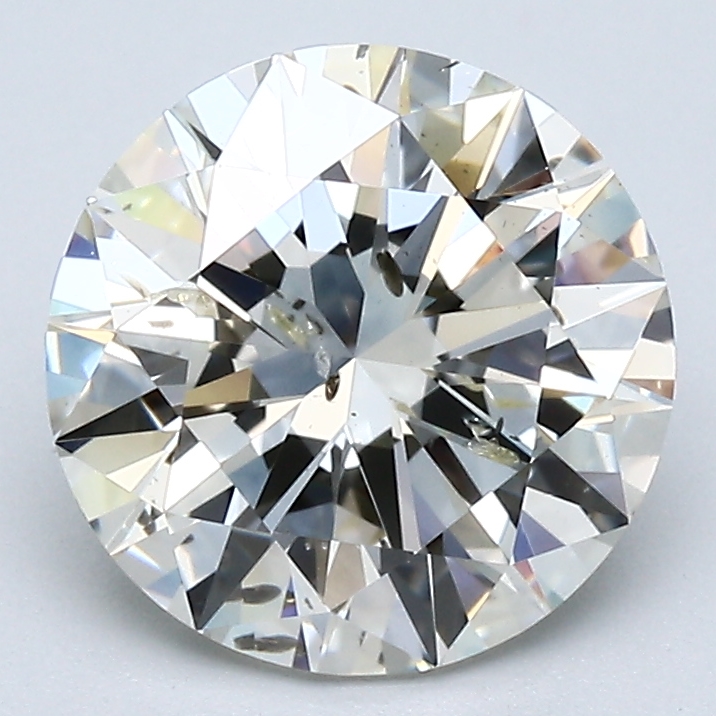 2.52 Carat Round Cut Natural Diamond