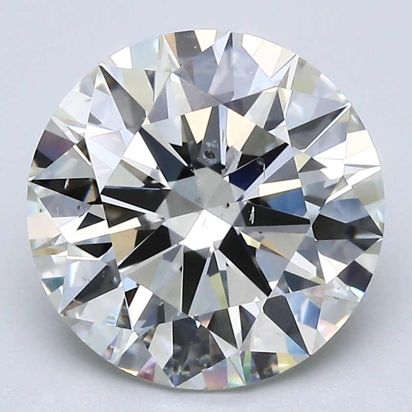 4.03 Carat Round Cut Natural Diamond