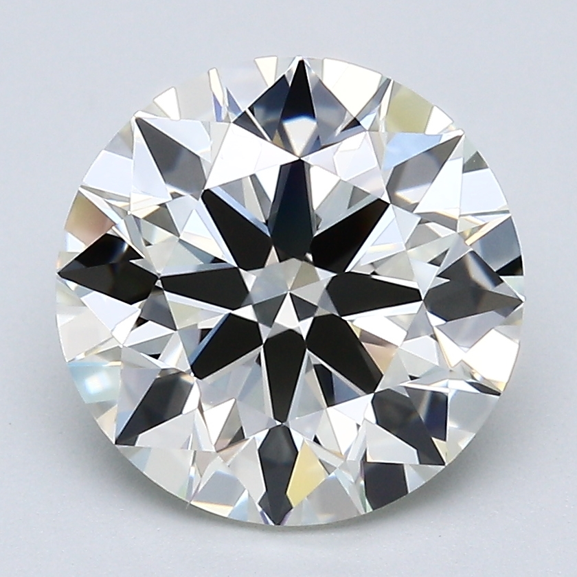 3.96 Carat Round Cut Natural Diamond