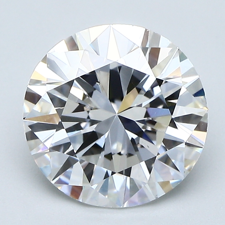 3.01 Carat Round Cut Natural Diamond