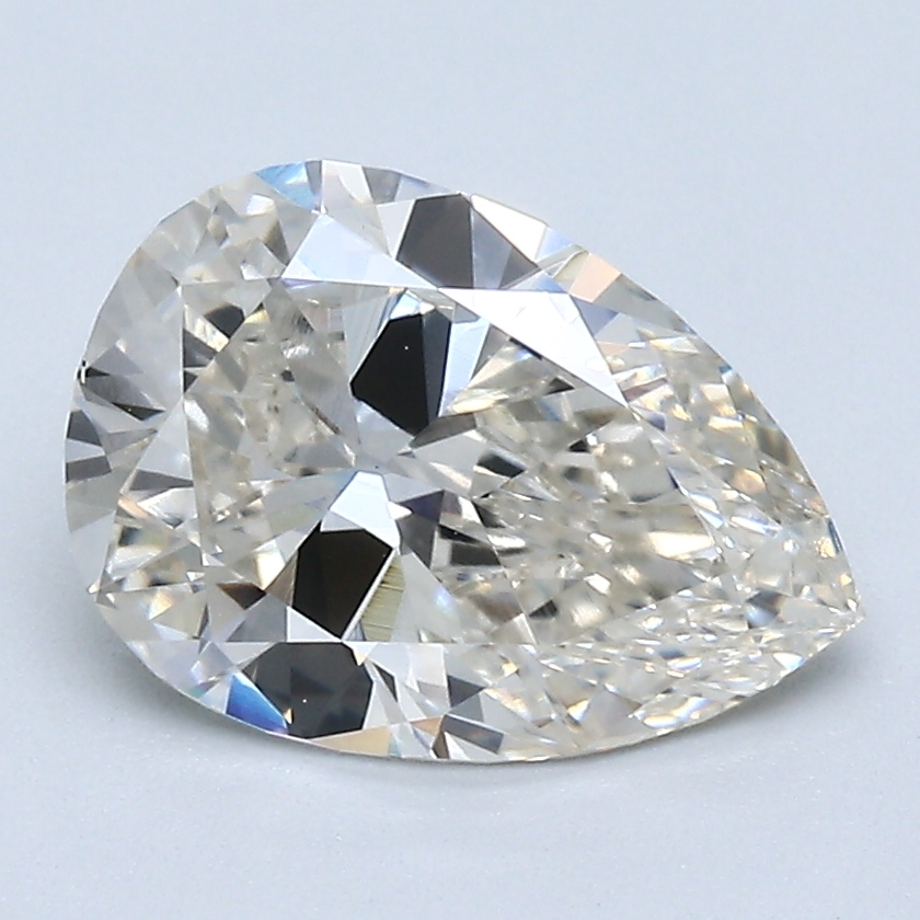 2.03 Carat Pear Cut Natural Diamond