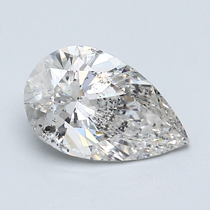1 Carat Pear Cut Natural Diamond