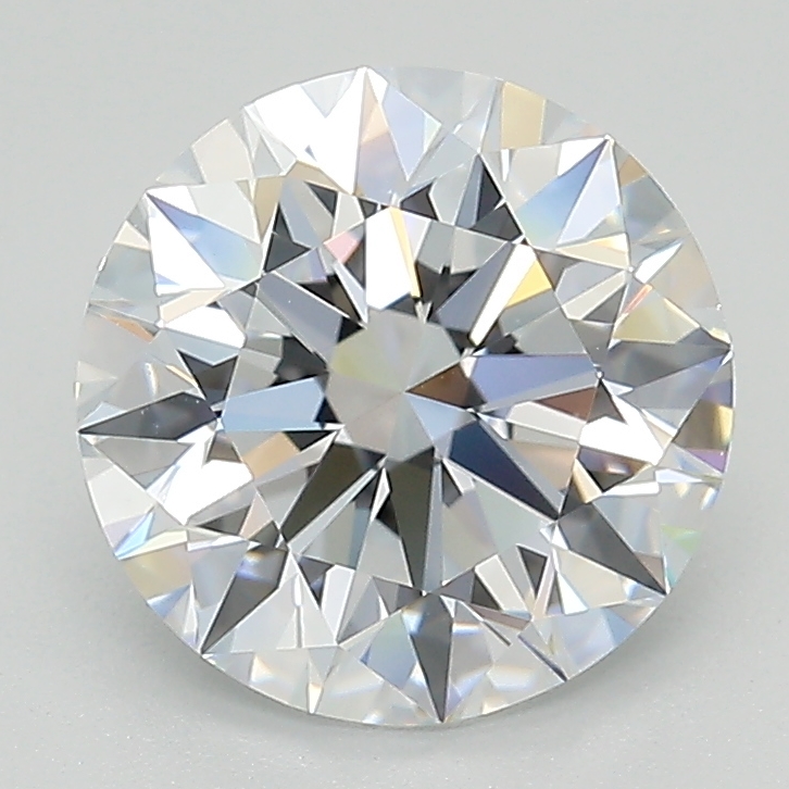 2.44 Carat Round Cut Lab Diamond